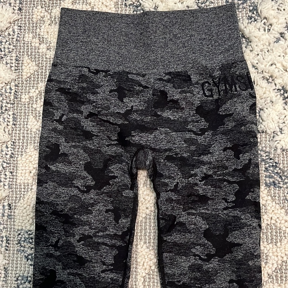 Gymshark Adapt Camo Seamless Leggings - Black
